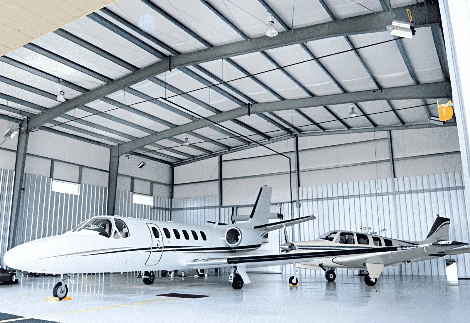 How Aircraft Hangar Doors Affect Steel Frame Building Design