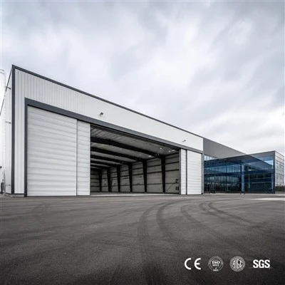 Modern Airplane Hangar